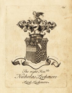 Våbenskjold af den højre ærede Nicholas Lechmere, Lord Lechmere