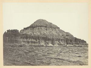 Church Buttes, nær Fort Bridger, Wyoming-territoriet af Andrew Joseph Russell
