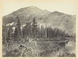 Søen ved bunden af Bear River, Uintah Mountain af Andrew Joseph Russell