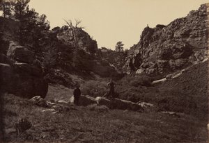 Billede 10. Djævleporten, Dale Creek Canon, 1869 (foto) af Andrew Joseph Russell
