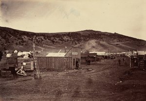 Billede 29. Bear River City, nær kulfelterne,1869 (foto) af Andrew Joseph Russell