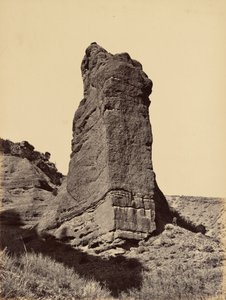 Billede 31. Monument Rock, udmundingen af Echo Canon,1869 (foto) af Andrew Joseph Russell