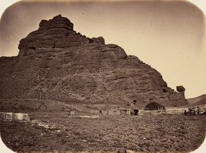 Billede 34. Sentinel Rock, Weber Valley,1869 (foto) af Andrew Joseph Russell