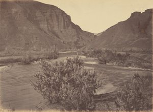 Billede 37. Wilhelmina Pass, set fra øst, 1869 (foto) af Andrew Joseph Russell