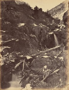 Billede 46. City Creek Canon, nær City Creek Falls,1869 (foto) af Andrew Joseph Russell