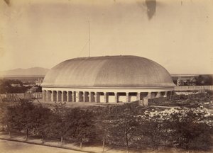 Tallerken 50. Det store mormonske tabernakel, 1869 (foto) af Andrew Joseph Russell