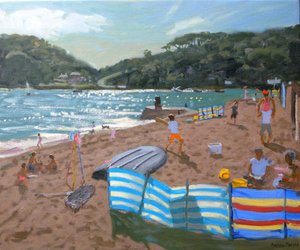 Cricket, 2010 (olie på lærred) af Andrew Macara