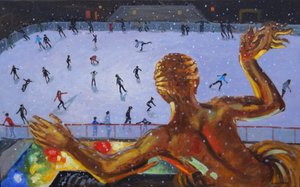 Prometheus, Rockefeller Ice Rink, New York. 2018 af Andrew Macara