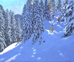 Fransk skiløb, Morzine, 2020 af Andrew Macara