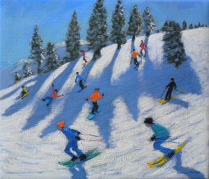 Skiløbere, Lofer, 2010 af Andrew Macara