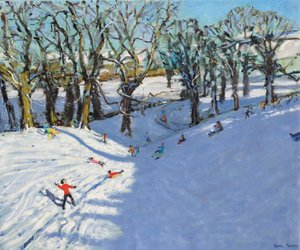 Winter, Rowsley, Derbyshire, 2014 af Andrew Macara