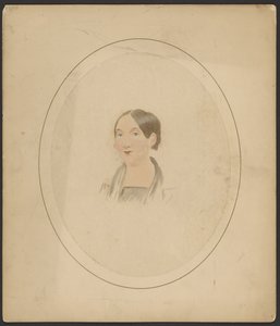 Portræt af Lavinia E. Walken (fru A.J. Hill) af Andrew W. Jordan