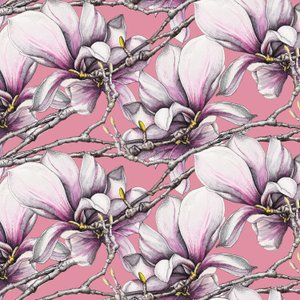 Magnolia, 2019 (akvarel, pen)