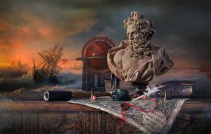 Søfartsstudie: Stormfulde have af Andrey Morozov