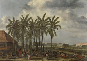 Batavia Slot, 1661 af Andries Beeckman