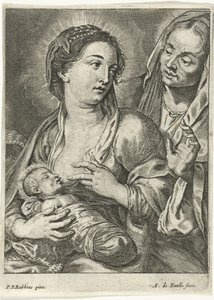 Maria med Kristusbarnet og Anna af Andries Pauli