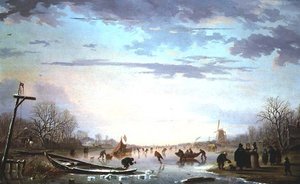 hollandsk kanalscene
