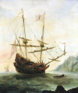 Santa Maria for anker af Andries van Eertvelt
