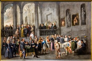 Hjælper de syge, omkring 1640 (olie på lærred) af Andries van & Wael Cornelis de (1592 1667) Eertvelt