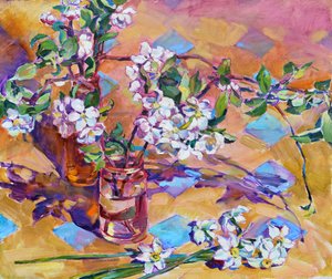 Forårsblomster og påskeliljer af Andrii Kutsachenko