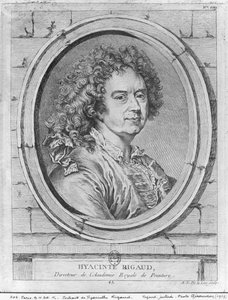 Portræt af Hyacinthe Rigaud, 1752-65