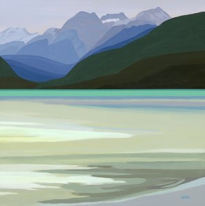 Refleksioner fra bjergsøen