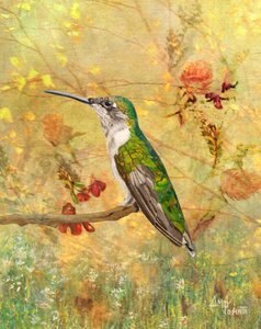 Den gyldne kolibri-siddepind af Angeles M. Pomata