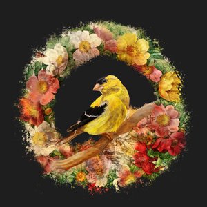 Blomsterkrans med guldfinker af Angeles M. Pomata