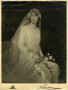 Bryllupsbillede af Lady Anne Hunloke (neé Cavendish)