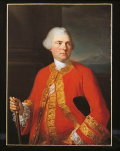 Portræt af Brownlow, 9. jarl af Exeter af Angelica Kauffman