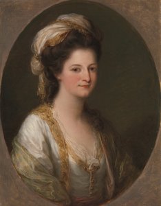 Portræt af en kvinde, traditionelt identificeret som Lady Hervey af Angelica Kauffmann
