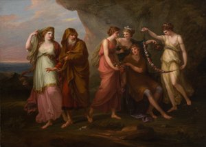 Telemachus and the Nymphs of Calypso, 1782.