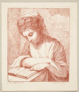 Den læsende pige af Angelica Kauffmann