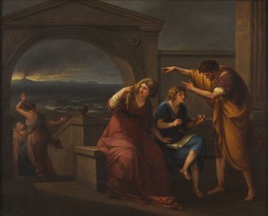 Plinius den Yngre og hans mor i Misenum, år 79 e.Kr.