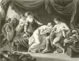 Gift suget fra prins Edwards sår af hans kone Eleanor af Angelica Kauffmann