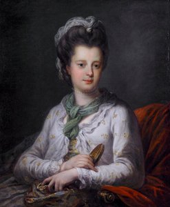 Portræt af Elizabeth Kerr, født Fortescue, markise af Lothian af Angelica Kauffmann