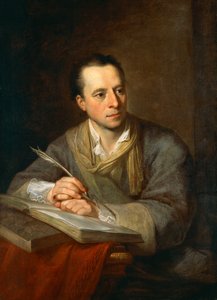 Portræt af Johann Joachim Winckelmann (Stendal 1717-Trieste 1768), tysk arkæolog og kunsthistoriker af Angelica Kauffmann
