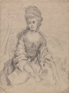 Portræt af en Dame af Angelica Kauffmann