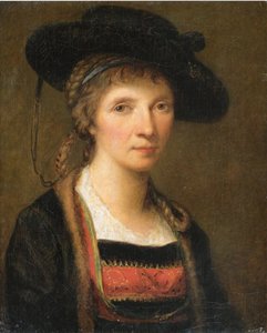 Selvportræt af Angelica Kauffmann