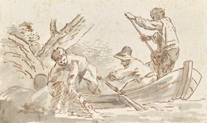 Fisker trækker nettet ind af Angelica Kauffmann