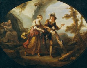 Miranda og Ferdinand af Angelica Kauffmann