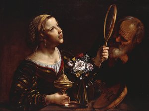 En allegori over sanserne, af Angelo Caroselli