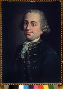 Portræt af Michelangelo Emiliani (1737-1779) italiensk violinist
