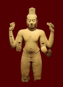 Bodhisattva Lokesvara / Khmer Art af Angkor Thom
