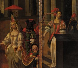 Firedobbelt dobbeltsidet skærm, ca.1700