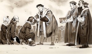 Henrik VIII helbreder kongens ondskab af Angus McBride