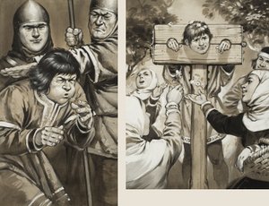 Det er loven (gouache på papir) af Angus McBride