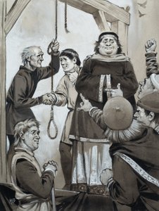 Medieval Justice (gouache på papir) af Angus McBride