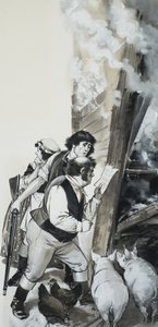 Mænd med grise af Angus McBride