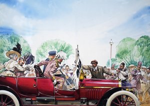 Udbruddet af Første Verdenskrig, illustration fra 